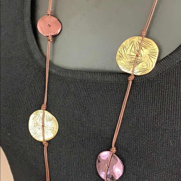 Bohm Copper & Gold Necklace NWOT - Picture 3 of 5